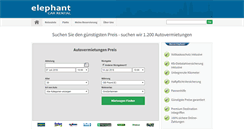 Desktop Screenshot of elephantcarrental.de