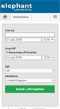 Mobile Screenshot of elephantcarrental.co.uk